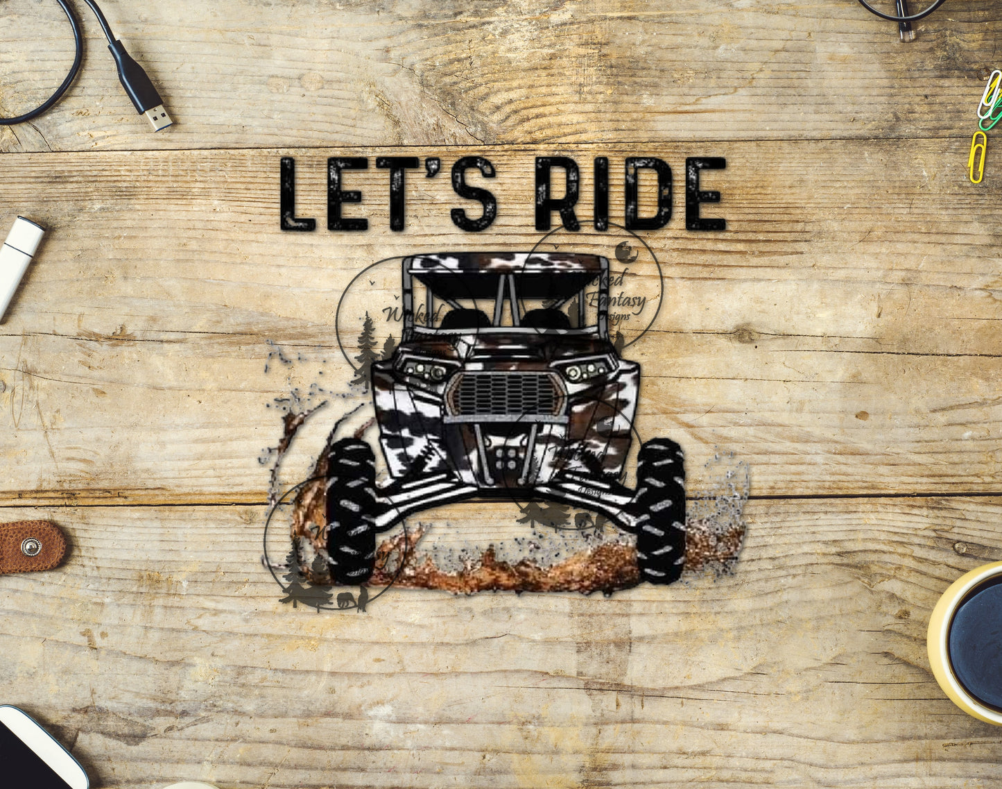 UVDTF Lets Ride UTV SXS Mudding