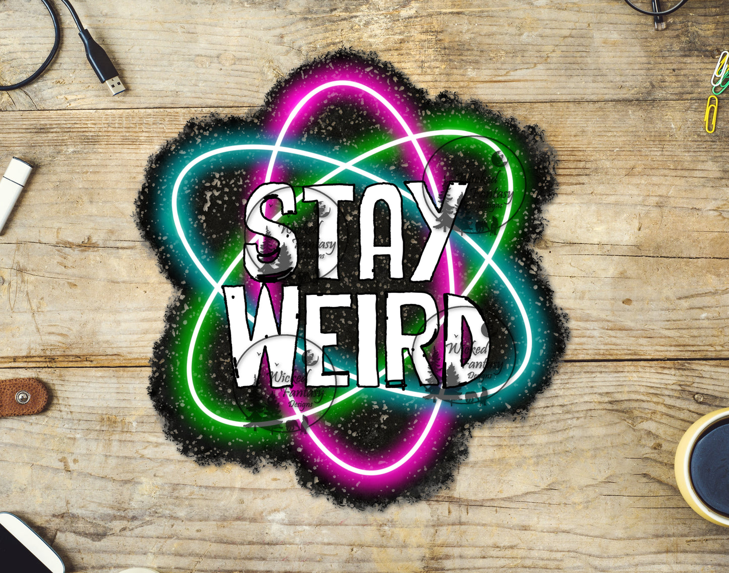 UVDTF Stay Weird Neon