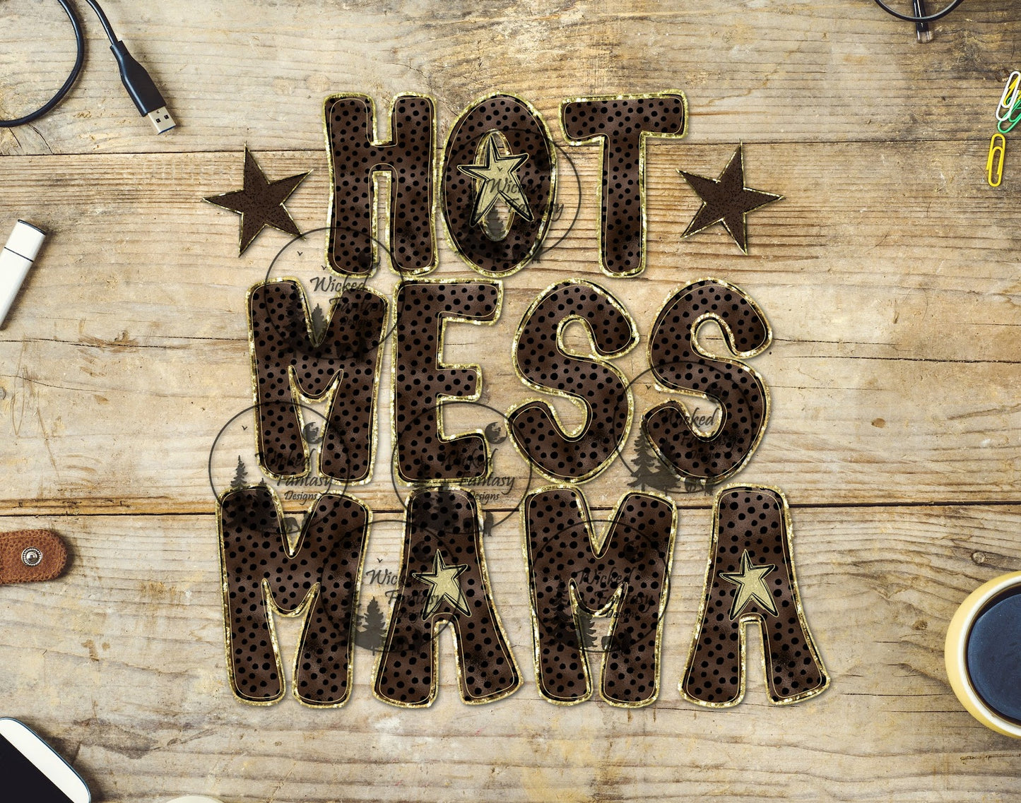 UVDTF Hot Mess Mama