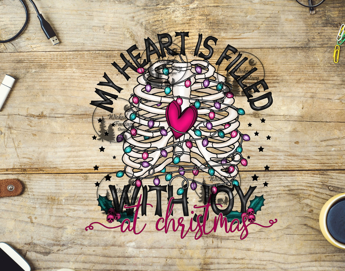 UVDTF My Heart is Filled with Joy at Christmas