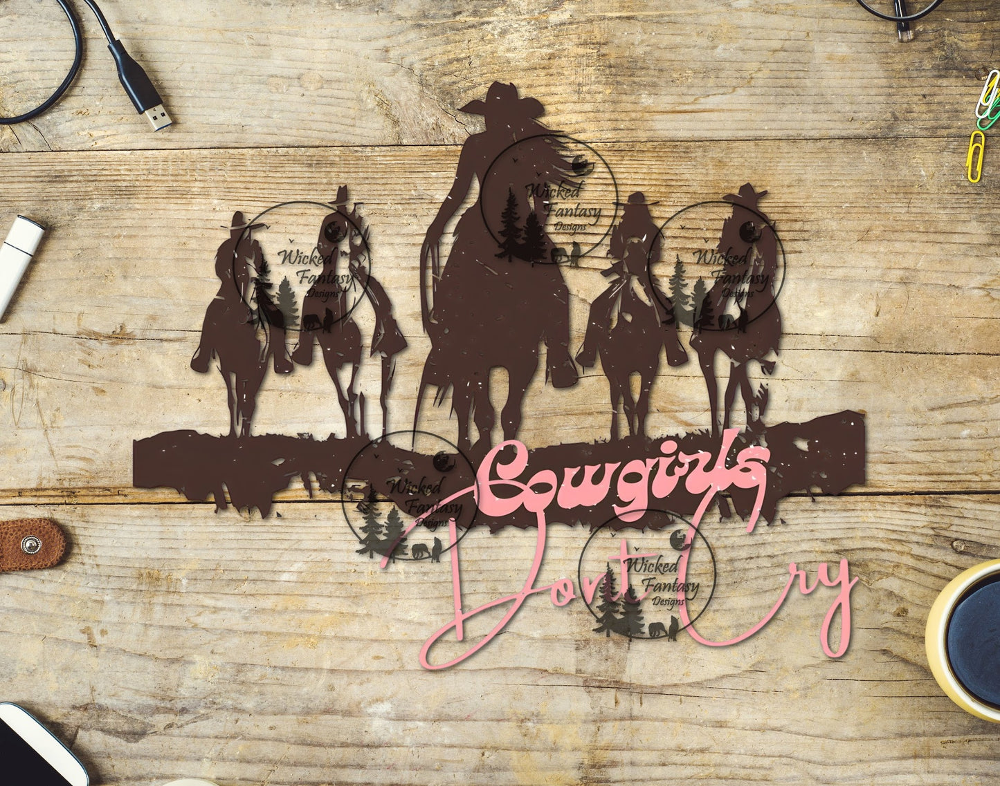UVDTF Cowgirls Don't Cry