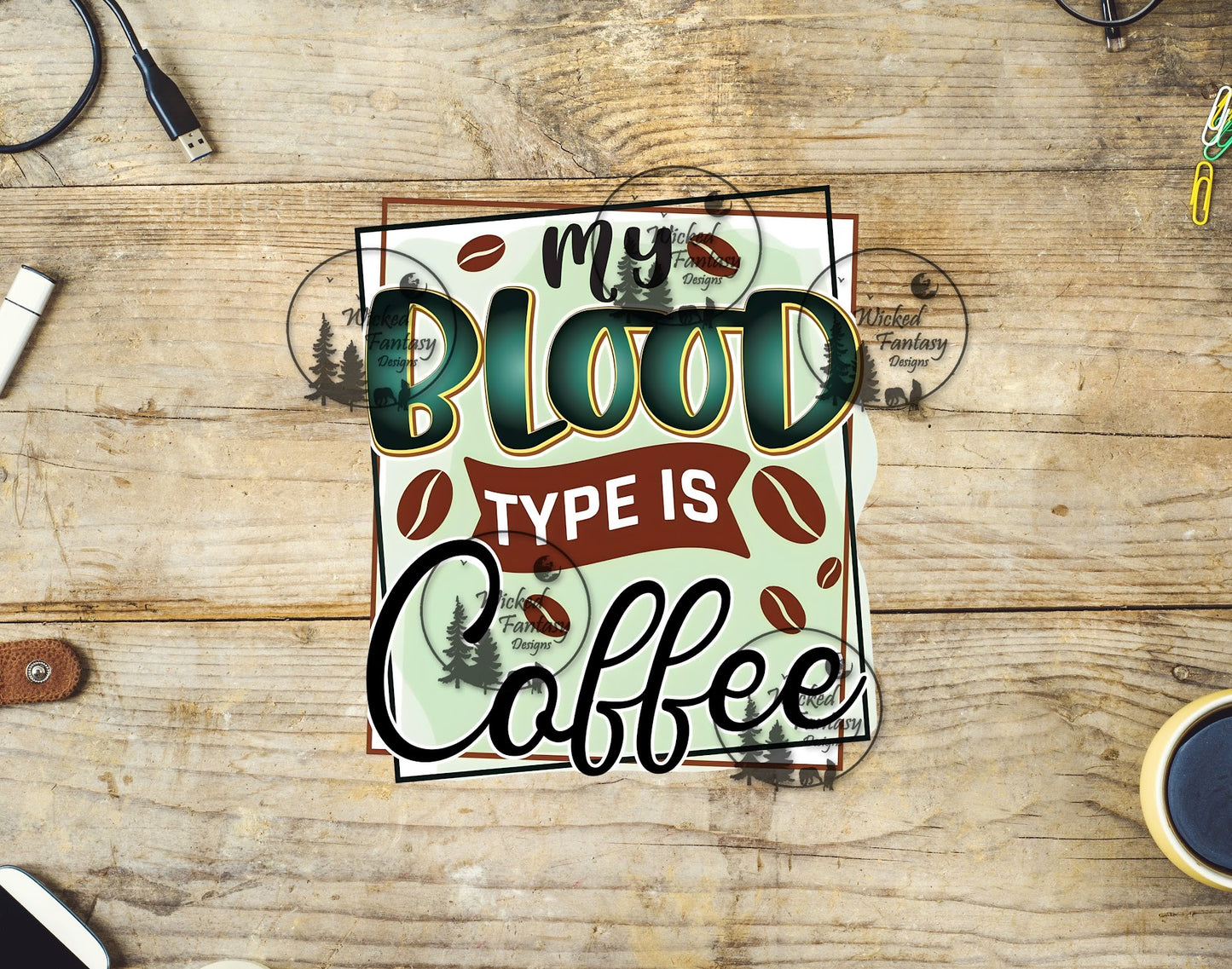 UVDTF My Blood Type is Coffee