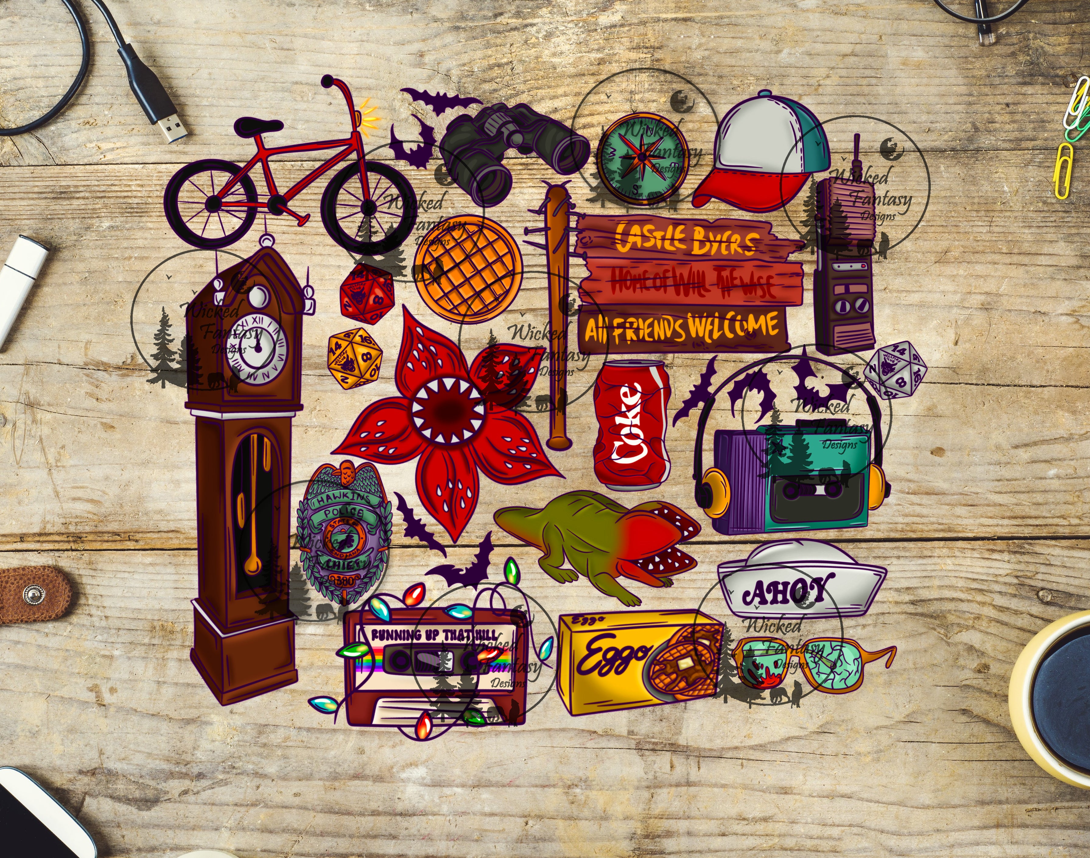 UVDTF Friends Don't Lie Stranger – Wicked Fantasy Designs