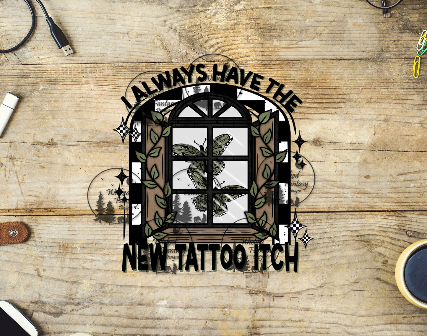 UVDTF I Always Have the New Tattoo Itch