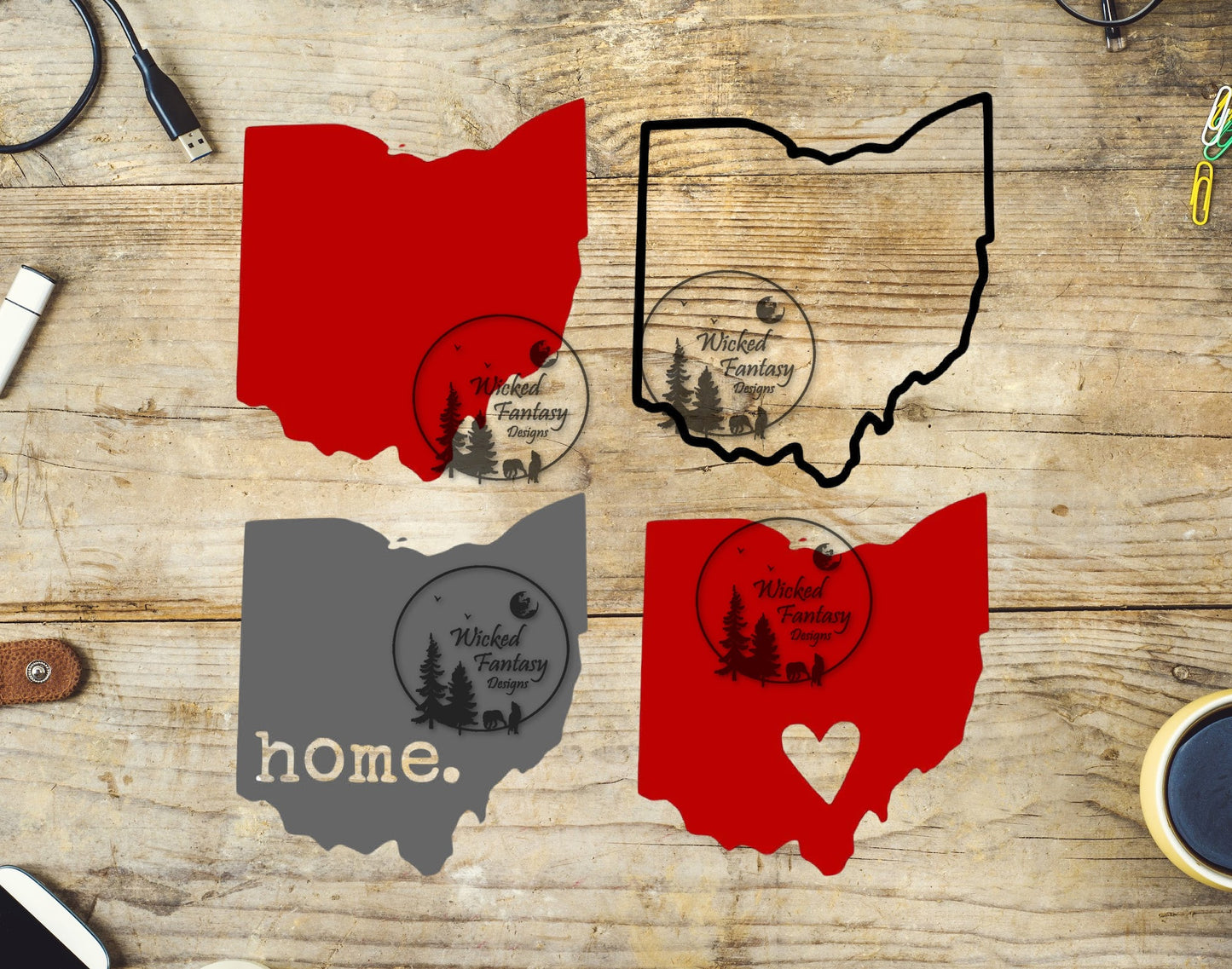 UVDTF Decal Ohio Home