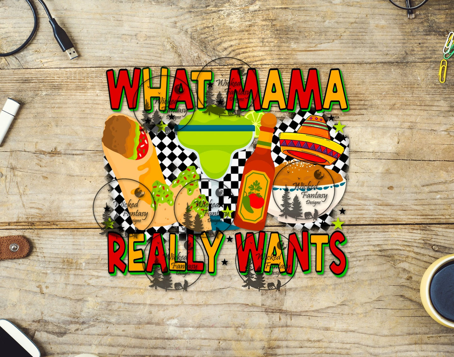 UVDTF What Mama Really Wants Tex Mexican Food