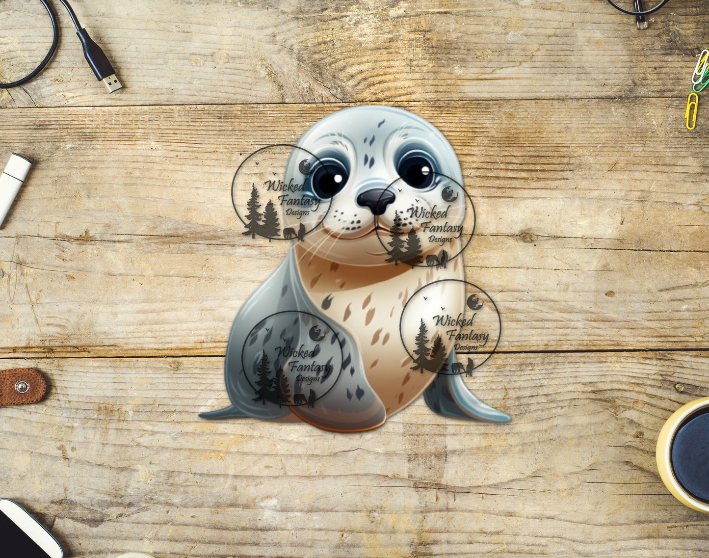 UVDTF Cartoon Seal