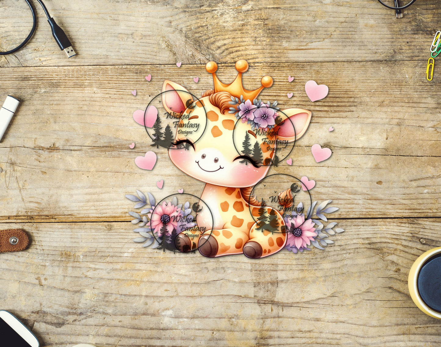 UVDTF Kawaii Giraffe