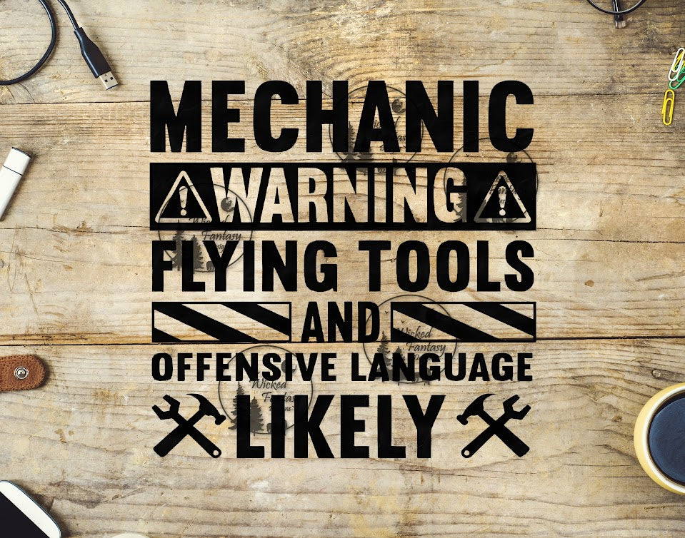 UVDTF Mechanic Warning