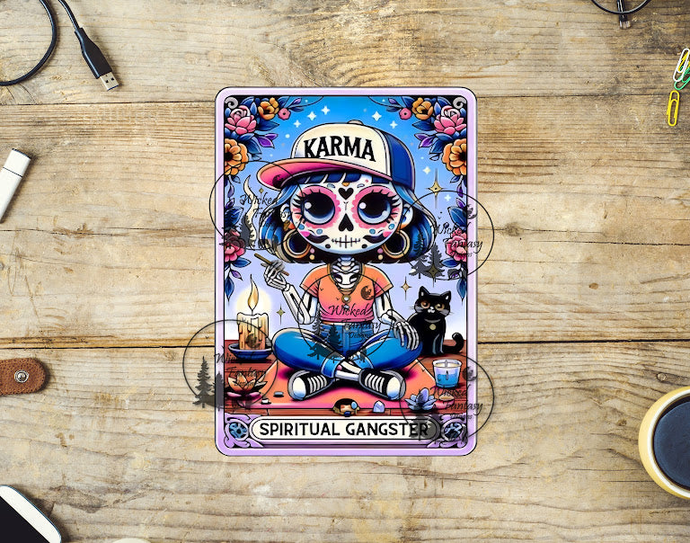UVDTF Spiritual Gangster Tarot Card