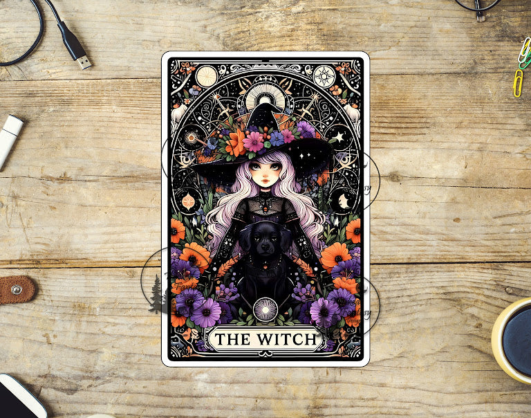 UVDTF The Witch Tarot Card
