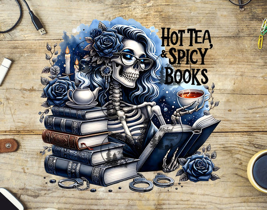 UVDTF Hot Tea and Spicy Books