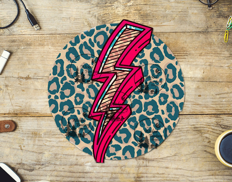 UVDTF Lightning Bolt and Leopard Print