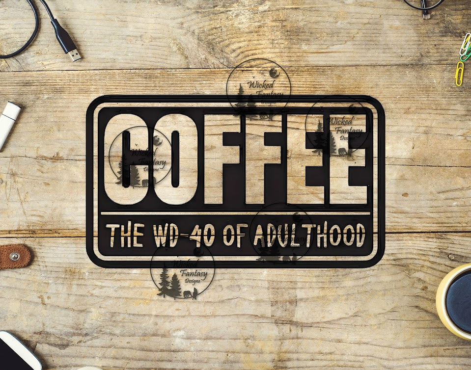 UVDTF Coffee the WD-40 of Adulthood