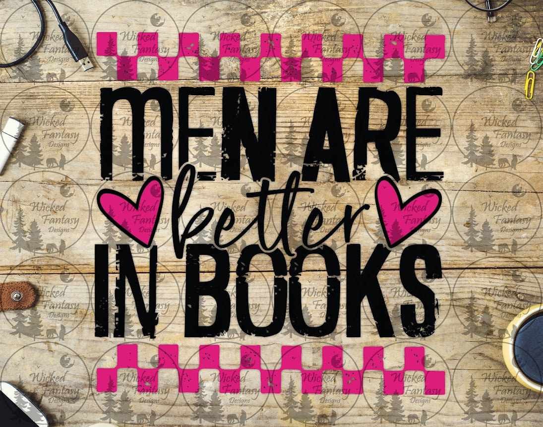 UVDTF Men are Better in Books