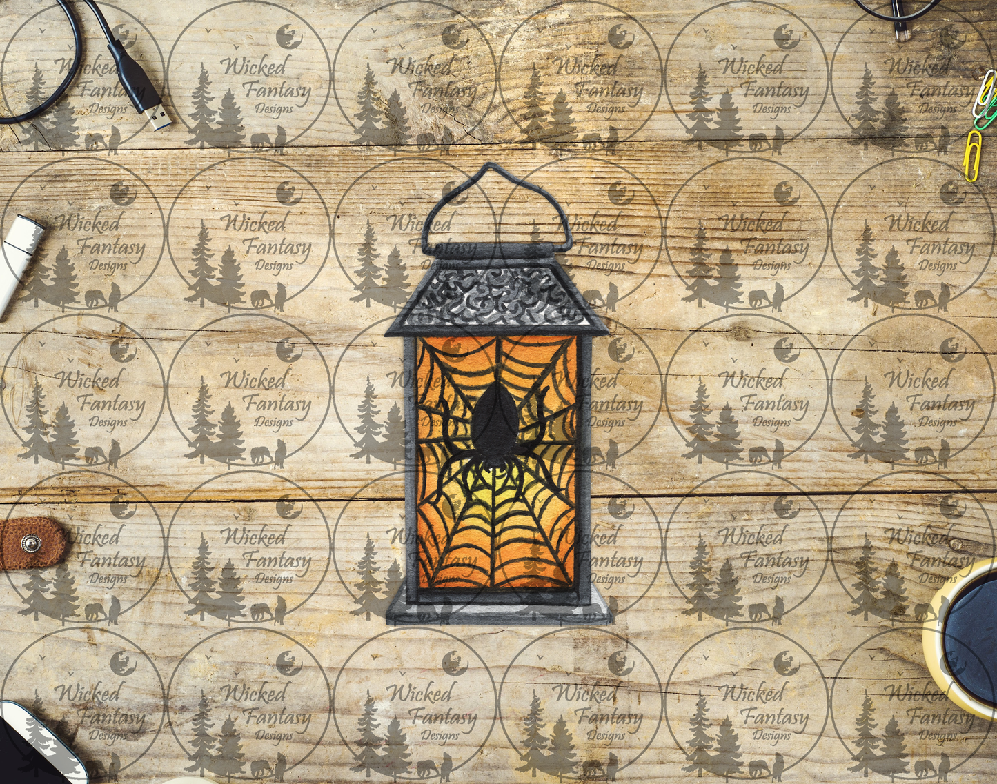 UVDTF Spider Lantern