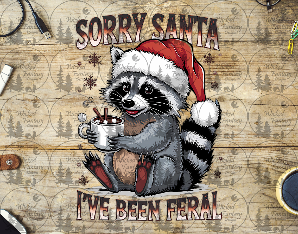UVDTF Sorry Santa I've Been Feral