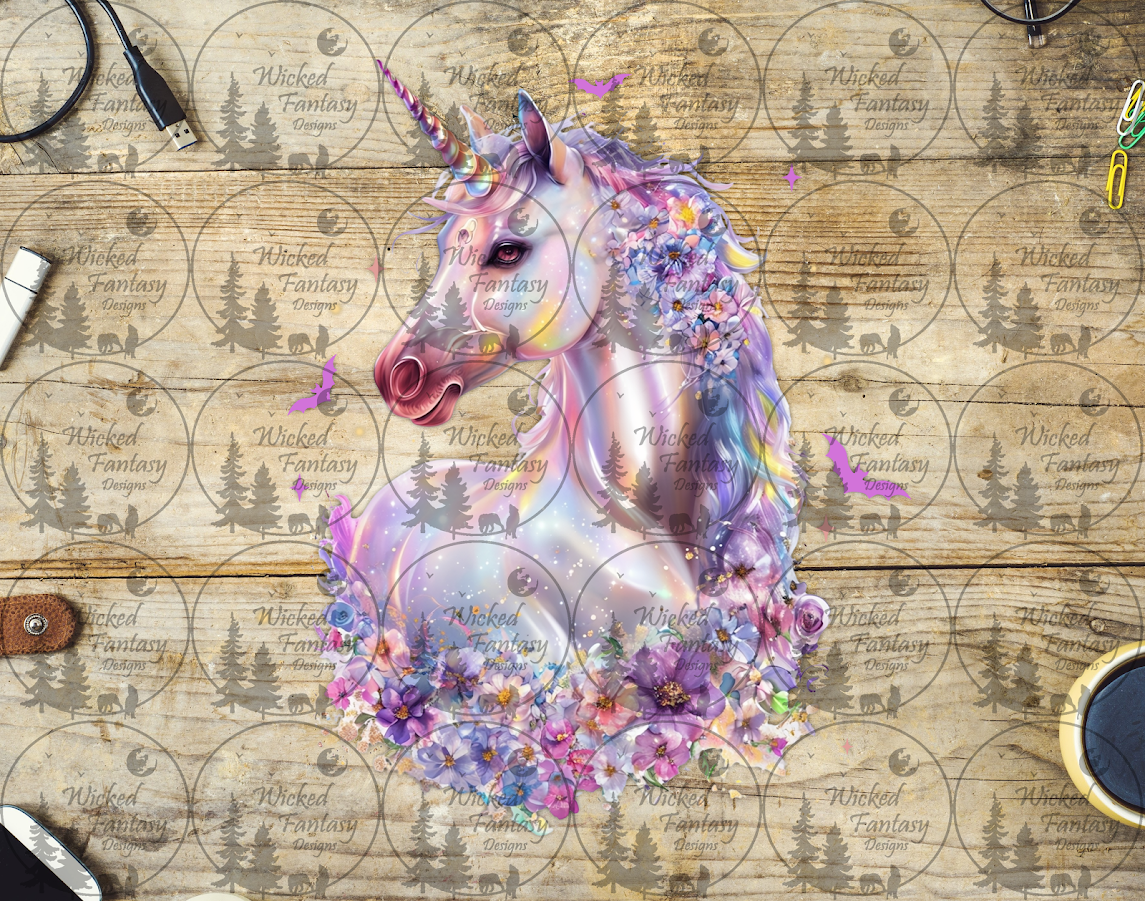 UVDTF Faux Iridescent Unicorn