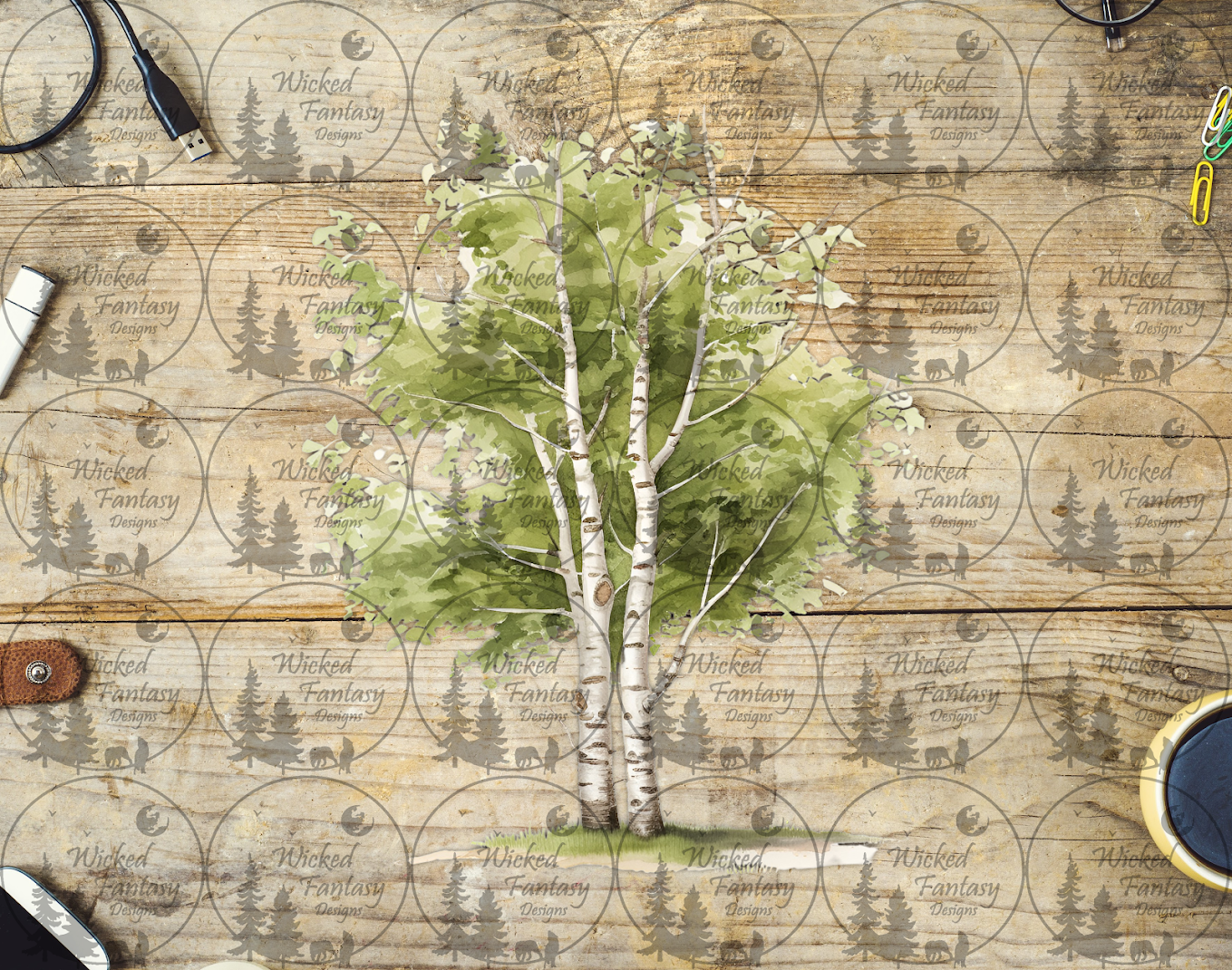 UVDTF Birch Tree
