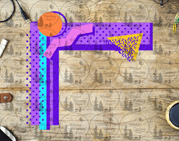 UVDTF 90s Dots and Zags 20oz 30oz 10"x10" Element