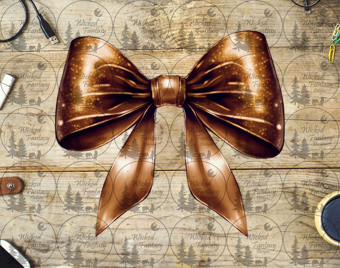 UVDTF Sparkling Bronze Bow