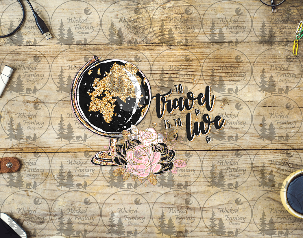 UVDTF To Travel is to Love with Black Globe