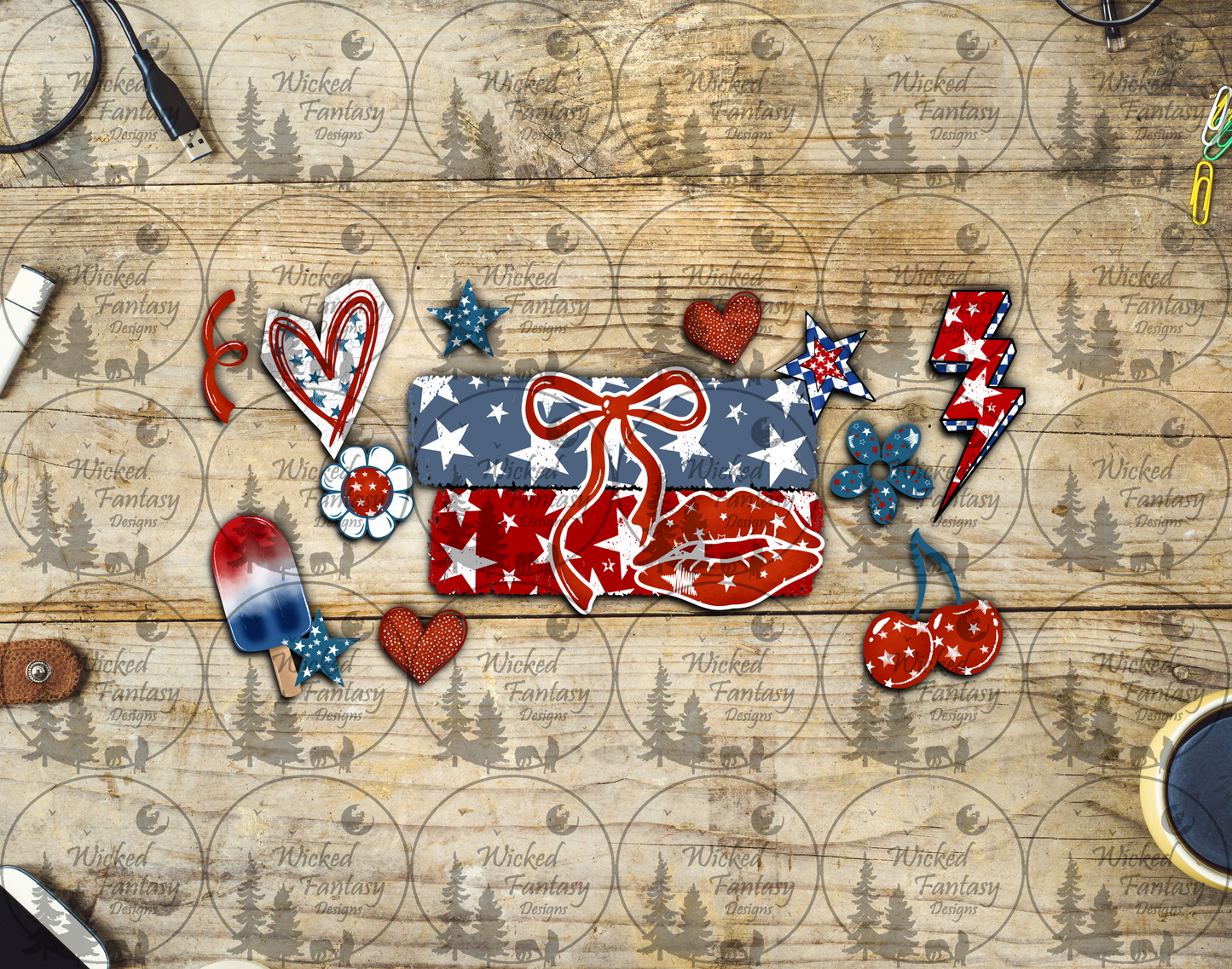 UVDTF Patriotic Vibes 16oz 40oz