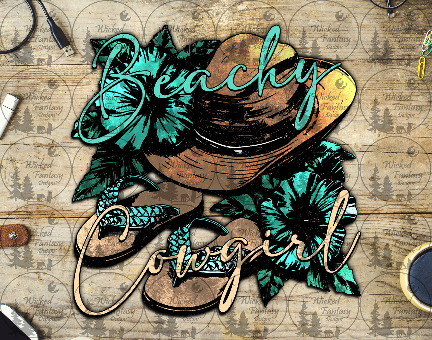 UVDTF Beachy Cowgirl