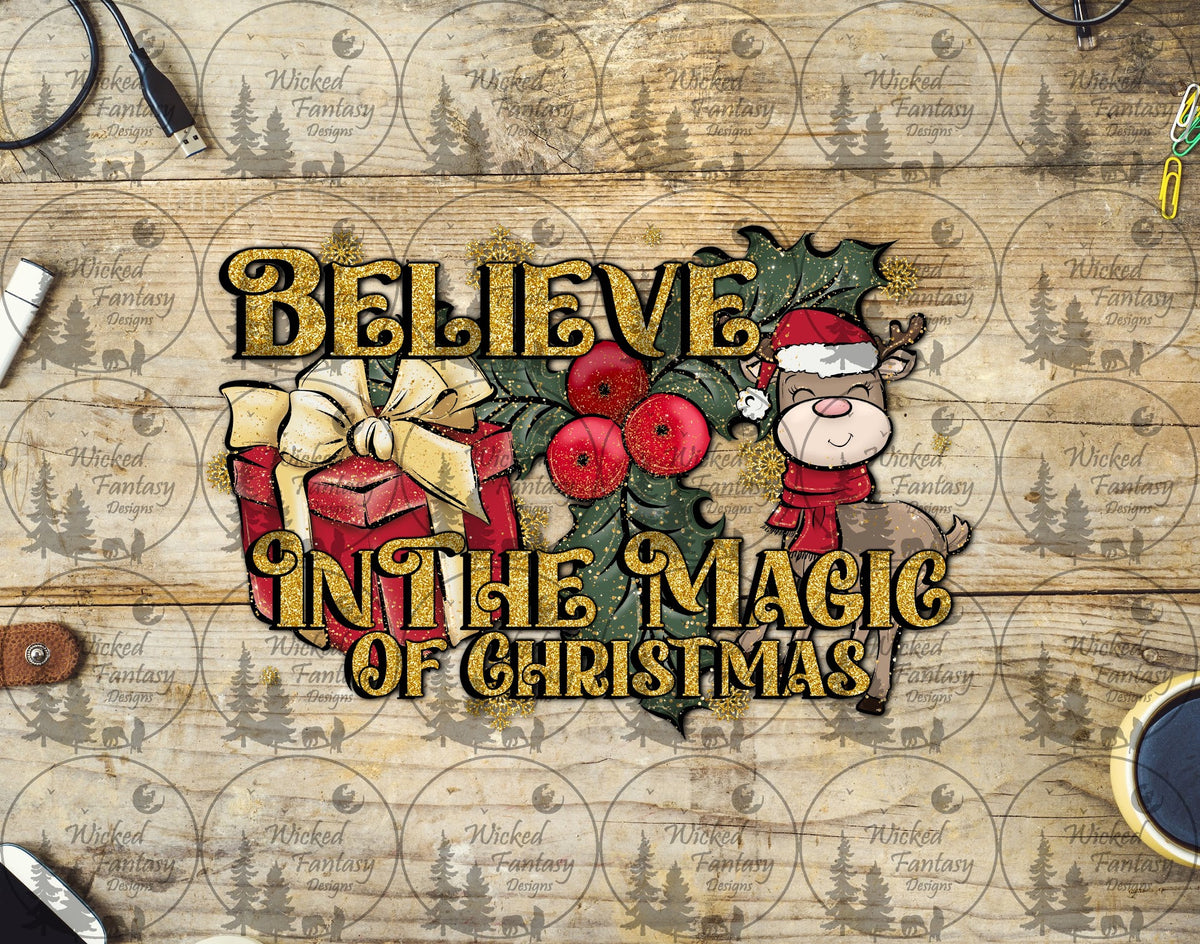 UVDTF Believe in the Magic of Christmas Reindeer