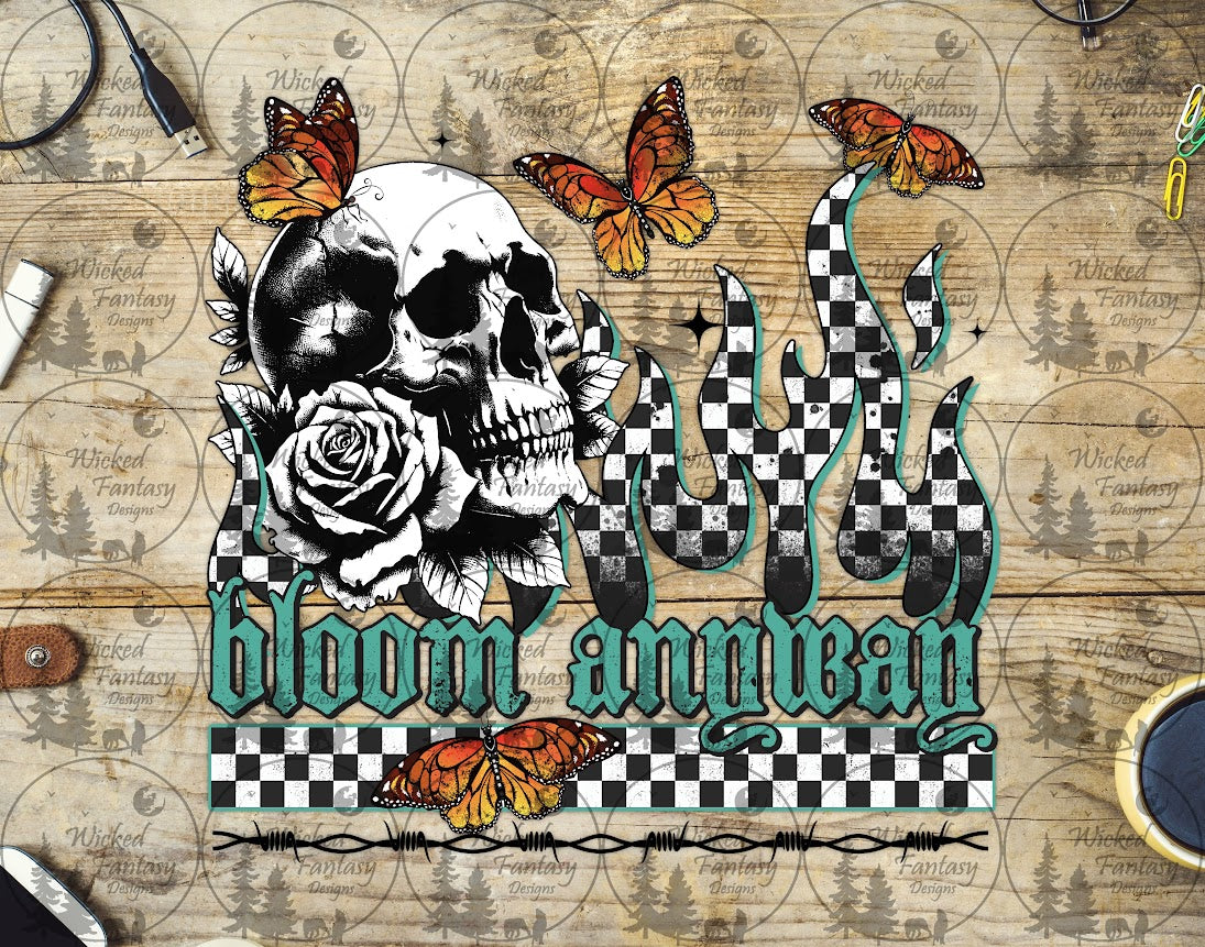 UVDTF Checkered Bloom Anyway