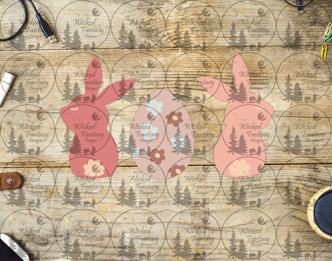 UVDTF Dusty Pink Bunnies