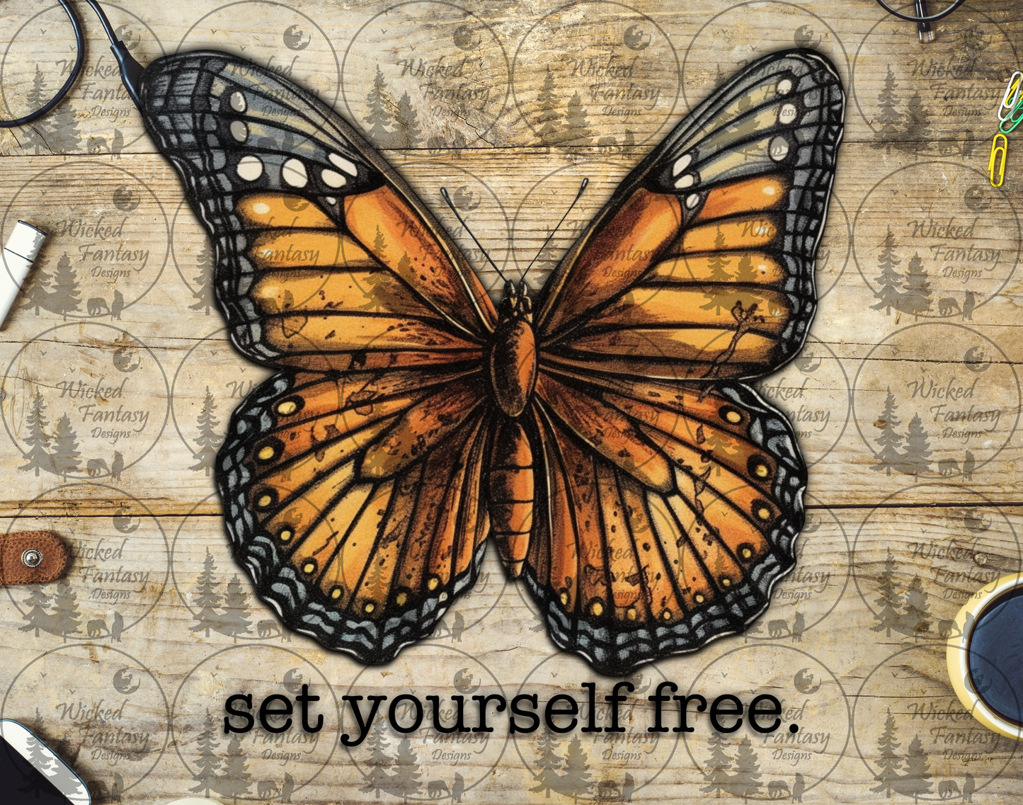 UVDTF Set Yourself Free Butterfly