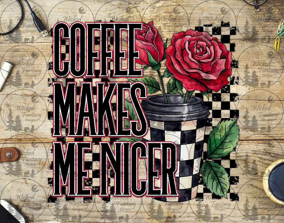UVDTF Coffee Makes Me Nicer