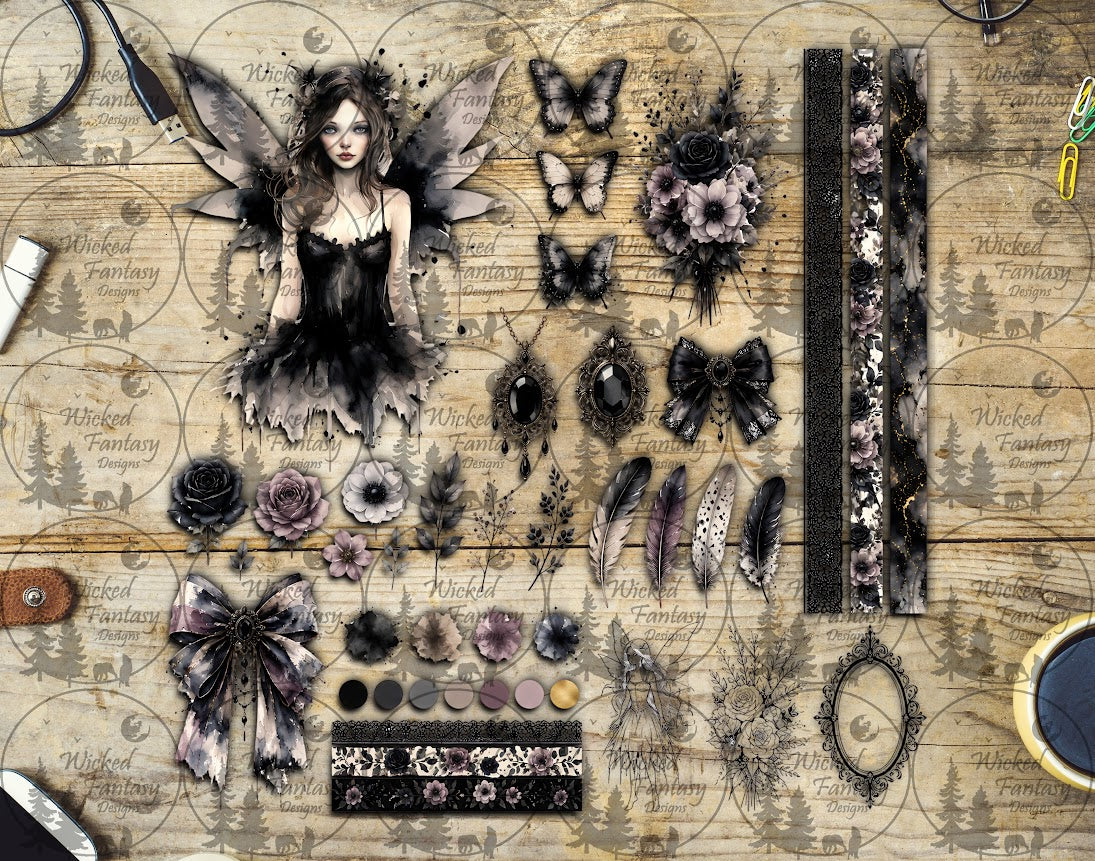 UVDTF Dark Fairy Element Sheet