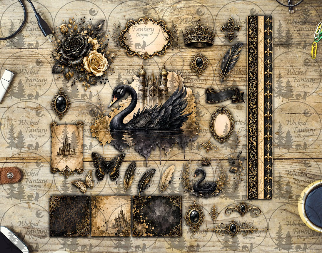 UVDTF Golden Swan Element Sheet