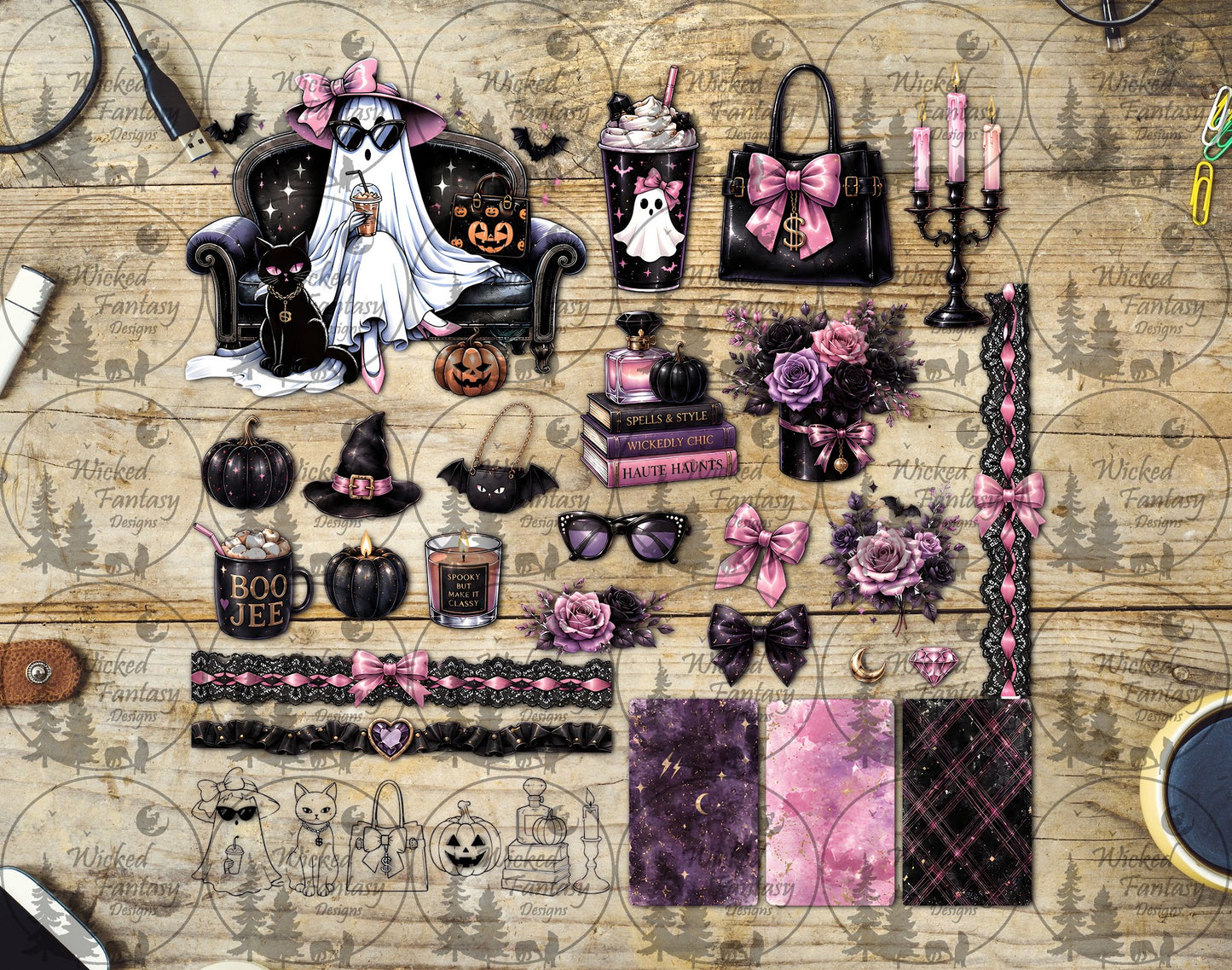 UVDTF Boo Jee Ghost Multimedia Element Sheet