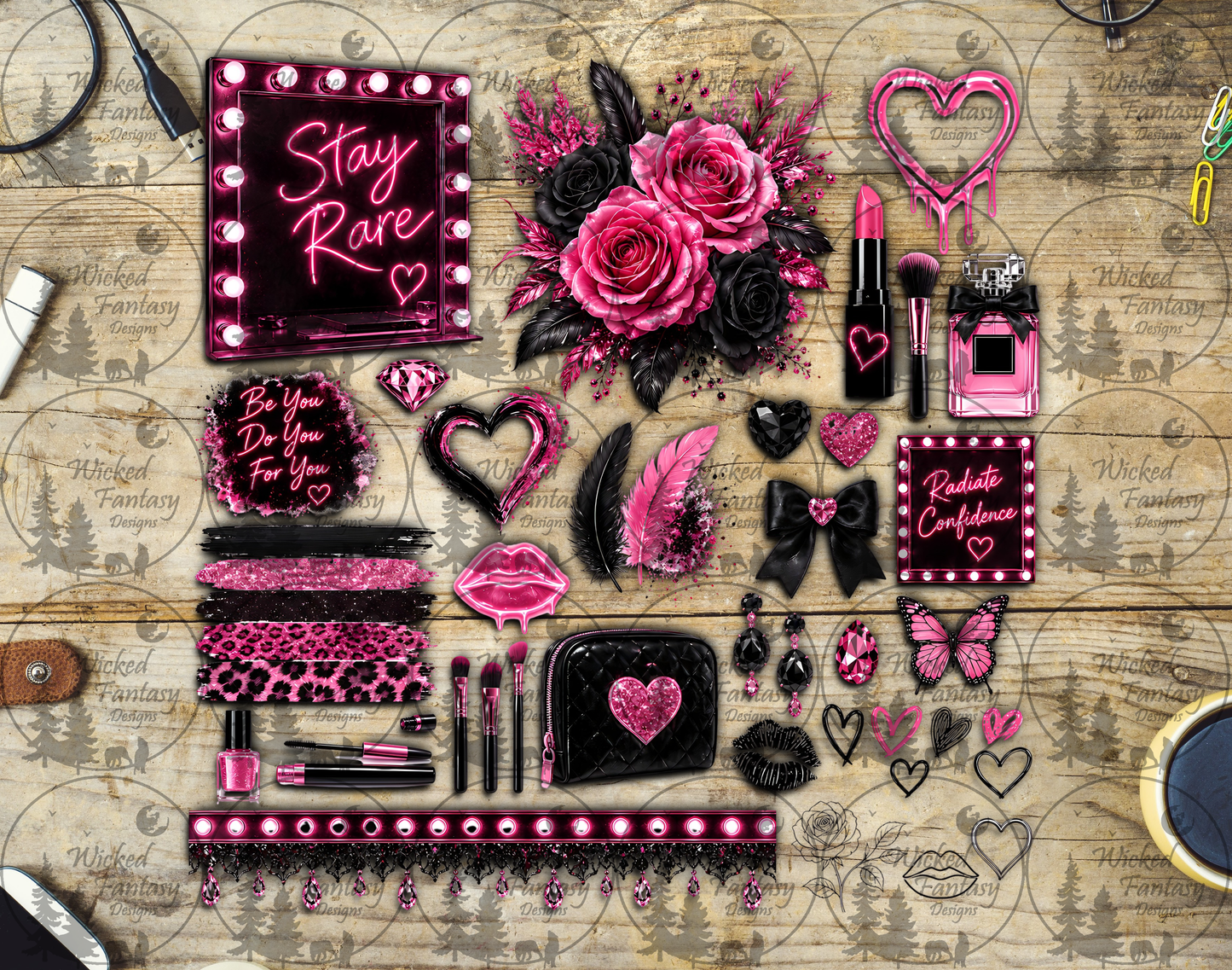UVDTF Stay Rare Multimedia Element Sheet