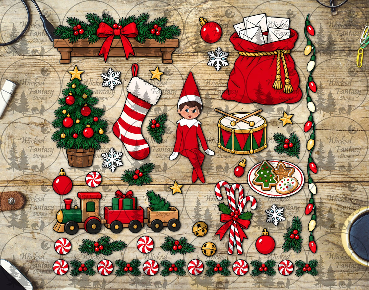 UVDTF Santa's Favorite Elf Element Sheet