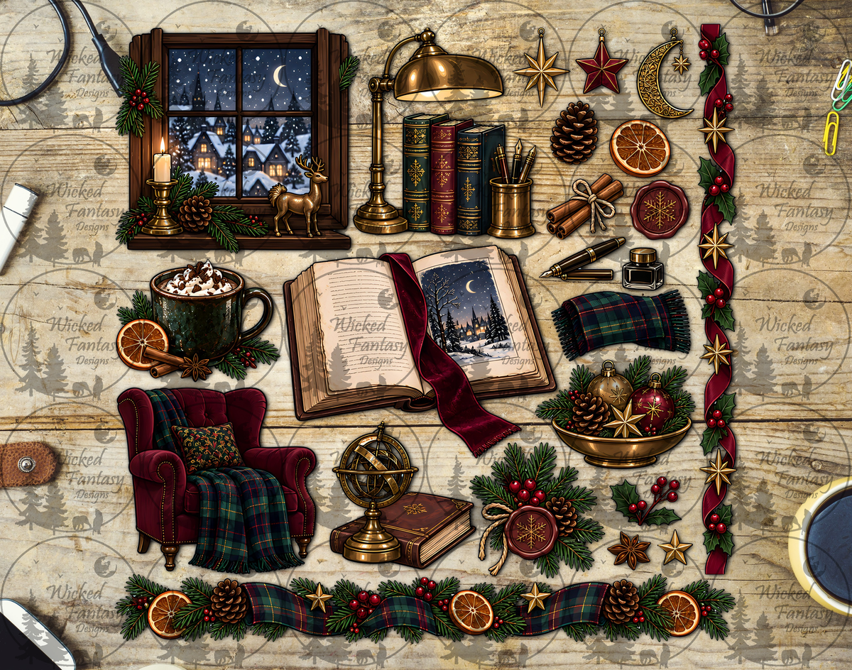 UVDTF Christmas Night Library Multimedia Element Sheet