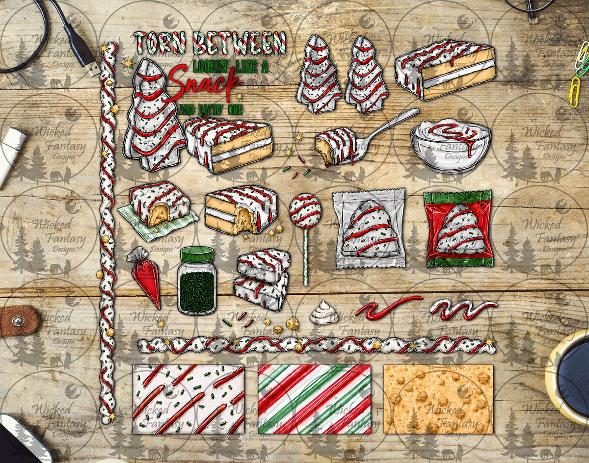 UVDTF Torn Between Lookin Like a Snack Element Sheet
