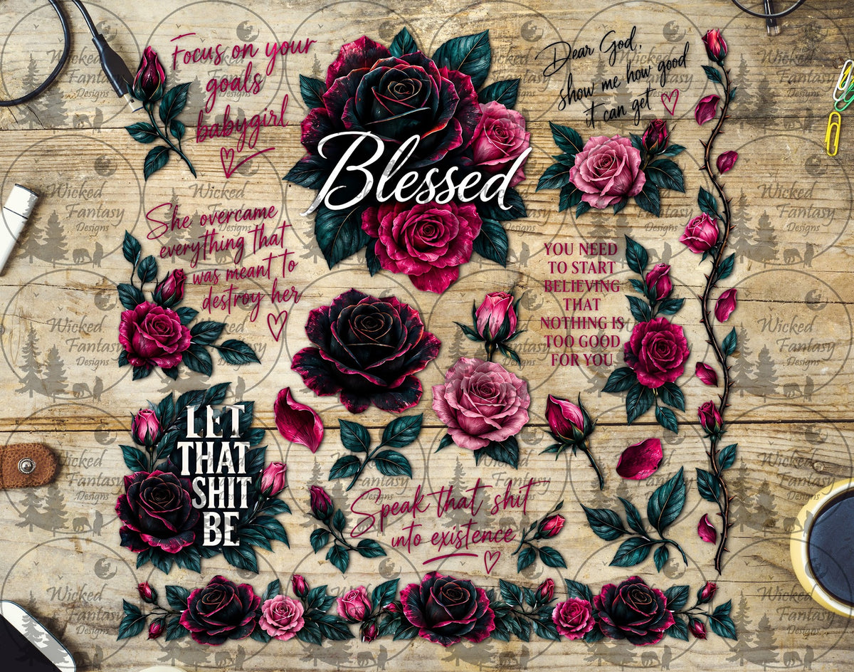 UVDTF Blessed Roses Element Sheet