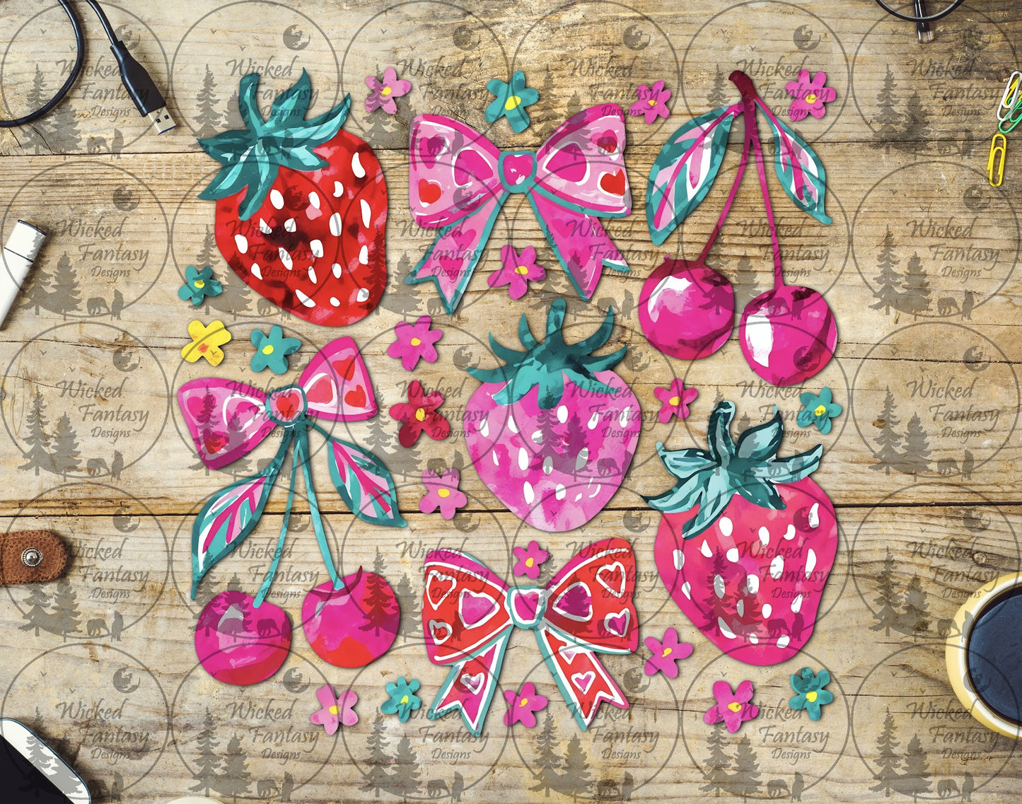 UVDTF Coquette Cherries and Strawberries