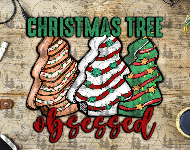 UVDTF Christmas Tree Obsessed