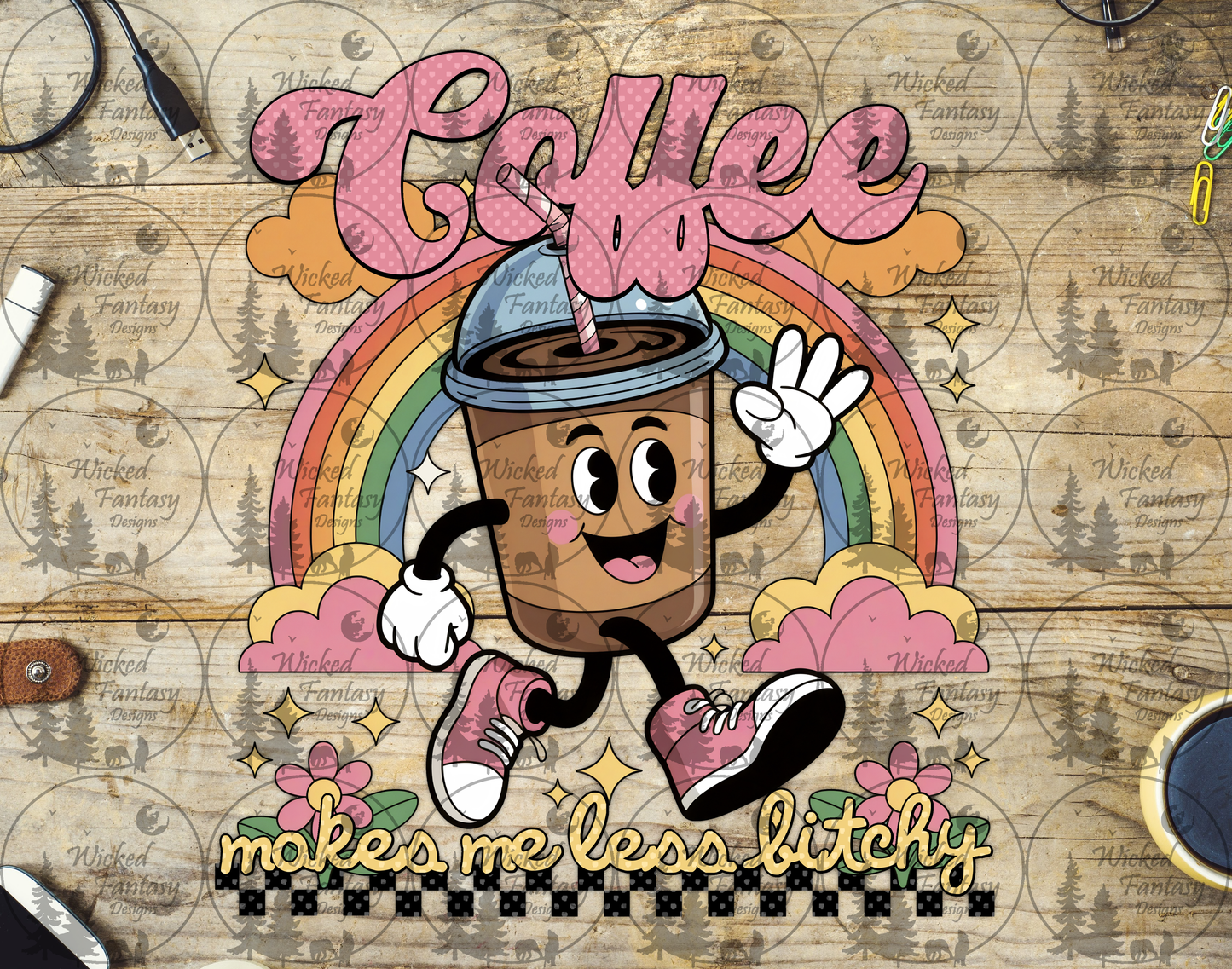 UVDTF Coffee Makes me Less B*tchy