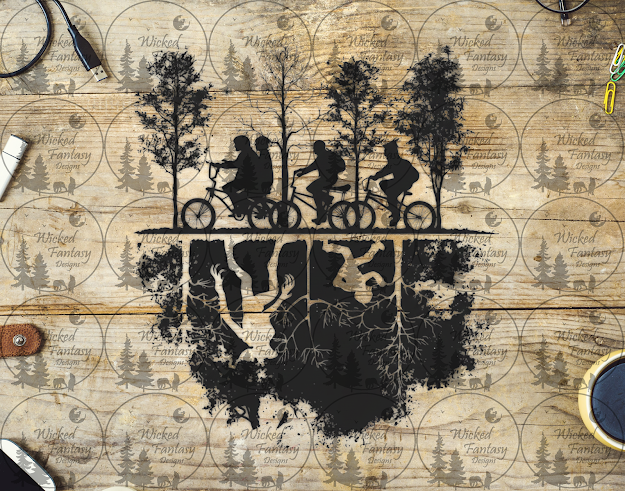 UVDTF Stranger Forest Rider Silhouette