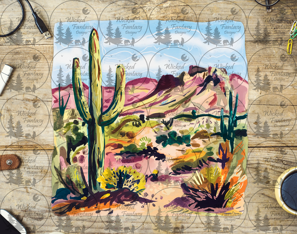 UVDTF Southwestern Desert Landscape
