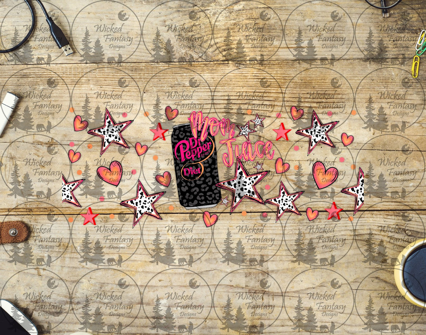 UVDTF Mom Juice D DrPep 16oz 40oz