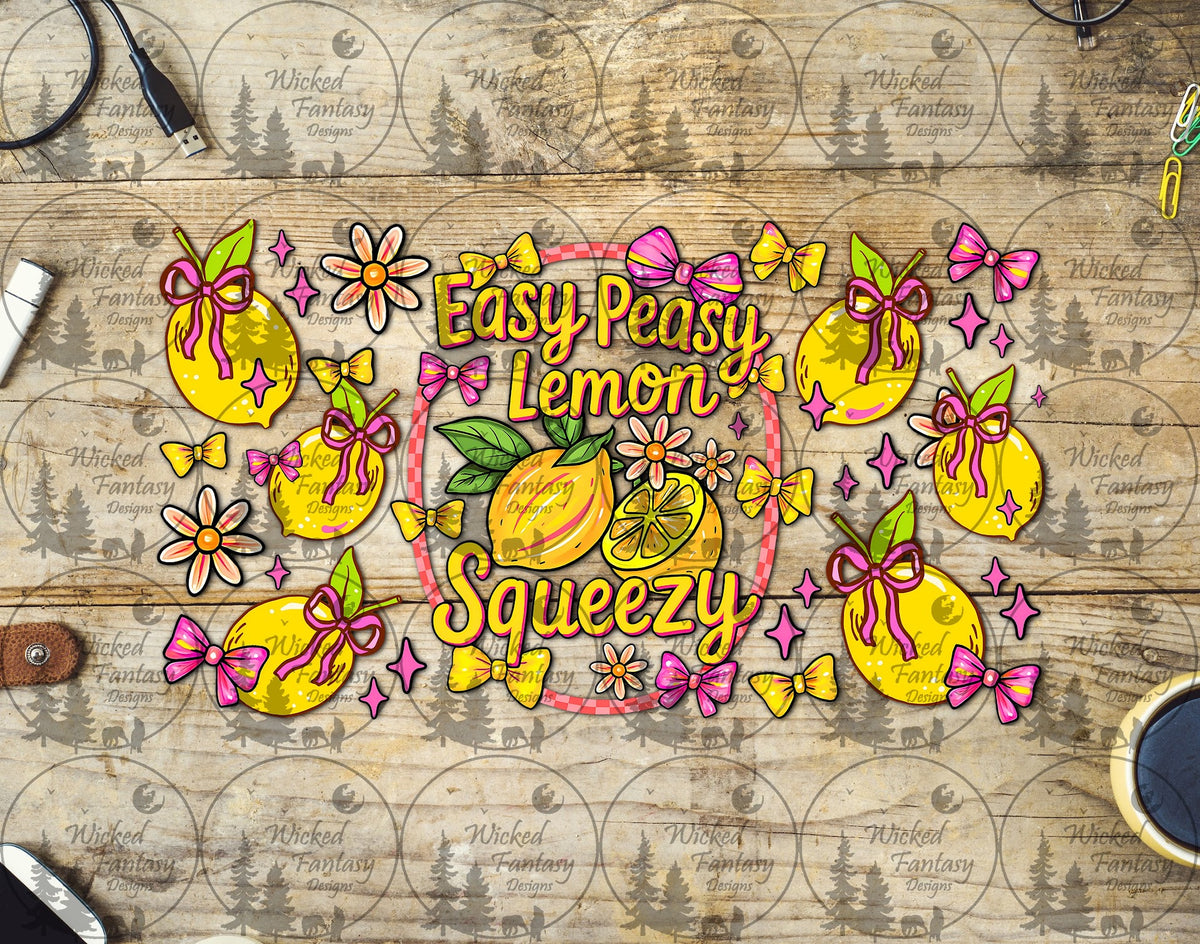 UVDTF Easy Peasy Lemon Squeezy 16oz 40oz