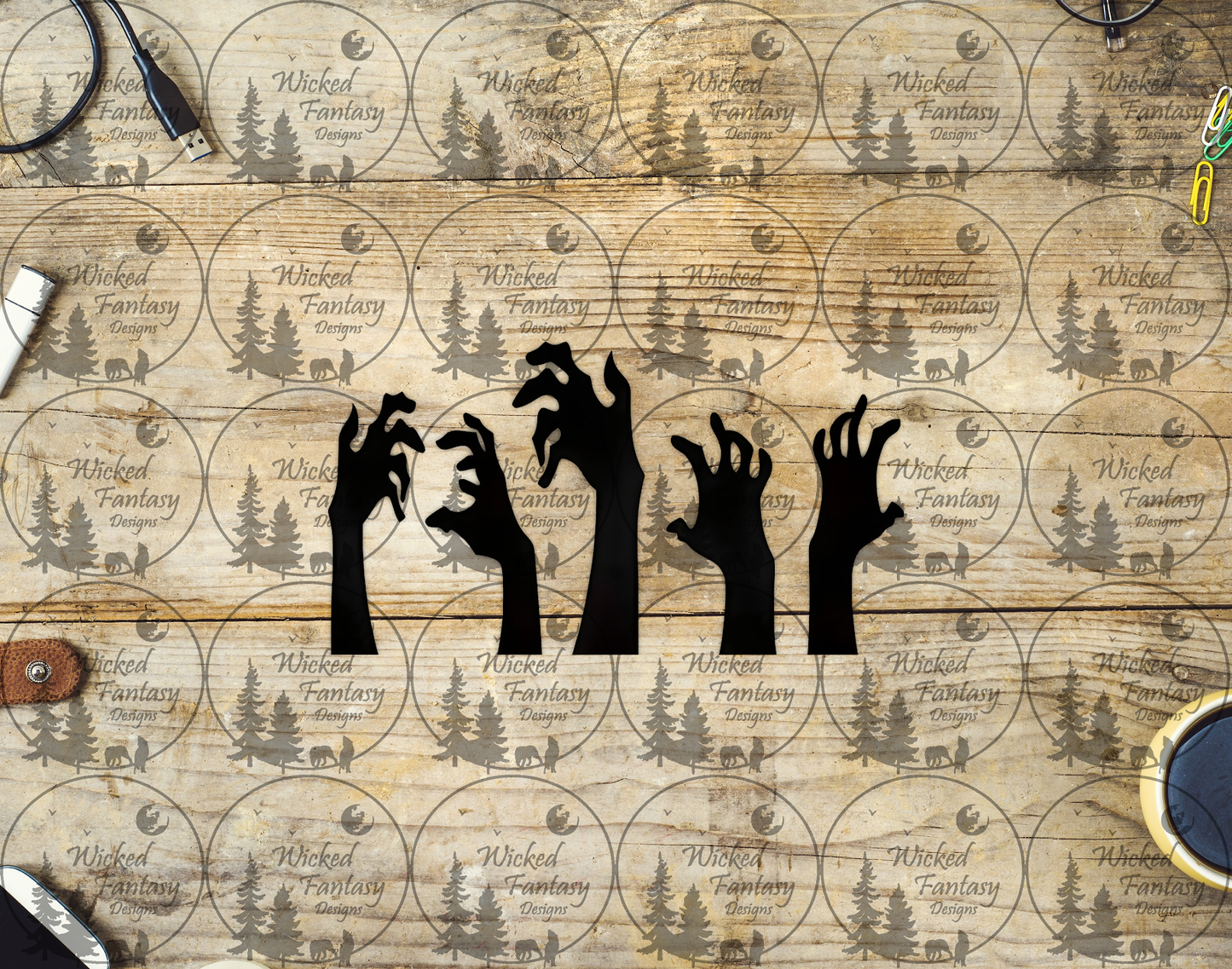 UVDTF Spooky Hands
