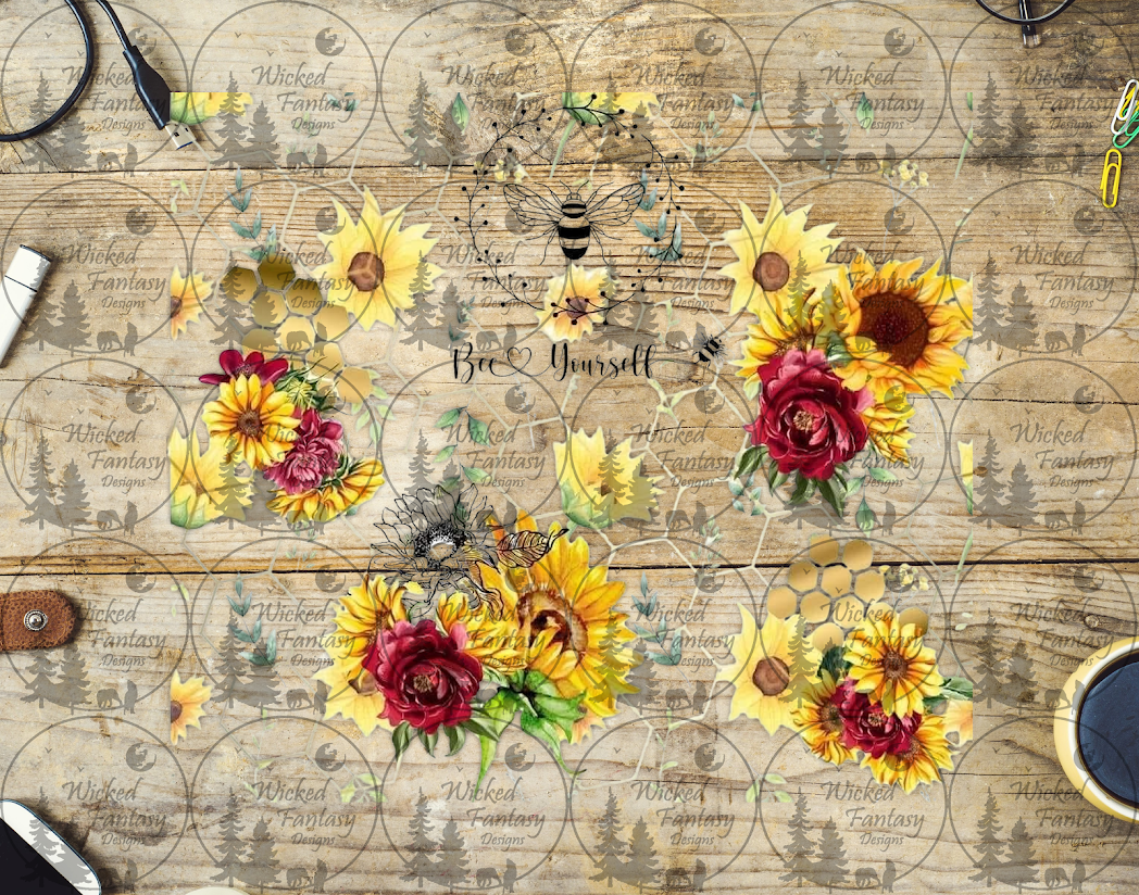 UVDTF Bee Yourself 20oz 30oz 10"x10" Element